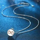 925 Silver Infinity Forever Love Pendant Necklace Jewelry