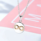 925 Silver Infinity Forever Love Pendant Necklace Jewelry