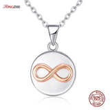 925 Silver Infinity Forever Love Pendant Necklace Jewelry