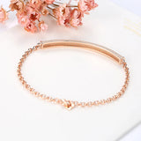 925 Silver CZ Pave Bracelet Women Party Jewelry