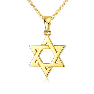 Star Of David Pendant 925 Sterling Silver Necklace
