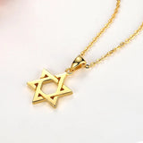Star Of David Pendant 925 Sterling Silver Necklace