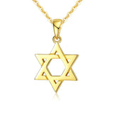 Star Of David Pendant 925 Sterling Silver Necklace