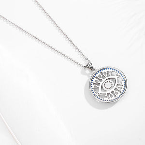 Turkey Evil Eye Necklace For Women Zircon Eye Hand Heart Pendant Choker