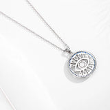 Turkey Evil Eye Necklace For Women Zircon Eye Hand Heart Pendant Choker