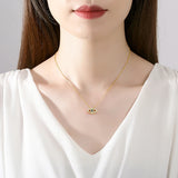 Evil Eye 925 Silver Pendant Choker Necklace For Women