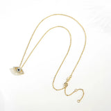 Evil Eye 925 Silver Pendant Choker Necklace For Women