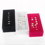 TONVIC Velvet Ring Bangle Jewelry Display Tray Holder