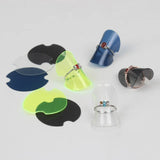 TONVIC 100pcs Plastic Ring Display Stand Holder 40mm