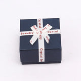 TONVIC 12PCS Letter Bow Jewelry Set Case With Spong