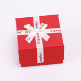 TONVIC 12PCS Letter Bow Jewelry Set Case With Spong