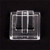Clear Plastic Ring Acrylic Jewelry Storage Display Stand Clip Ring Display