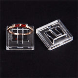 Clear Plastic Ring Acrylic Jewelry Storage Display Stand Clip Ring Display