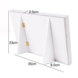 TONVIC Velvet Ring Earring Jewelry Display Stand Holder