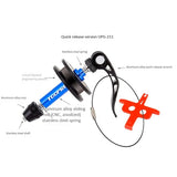 TOOPRE Bike Chain Keeper Dummy Hub Quick Release Axle