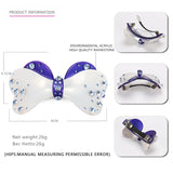 Rhinestone Butterfly Hair Clip Barrette Jewelry Girl