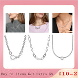 Snake Chain Necklace for Womens Birthday Party Wedding Jewelry
