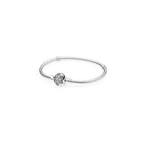 925 Silver Heart Snake Chain Bracelet, Dainty & Stylish Jewelry