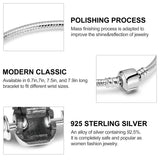 925 Silver Women's Snake Chain Bracelet