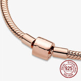 925 Silver Mesh Bracelet Charm Beads DIY Jewelry