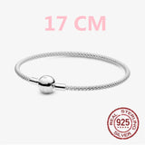 925 Silver Mesh Bracelet Charm Beads DIY Jewelry