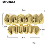 TOPGORILLZ Hip Hop Maple Leaf Grillz Weed Leaves Teeth Grills