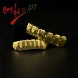 TOPGORILLZ Hip Hop Maple Leaf Grillz Weed Leaves Teeth Grills