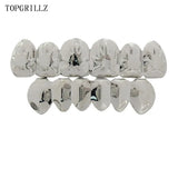 TOPGORILLZ Hip Hop Maple Leaf Grillz Weed Leaves Teeth Grills