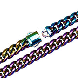 10mm 14mm Stainless Steel Cuban Hip Hop Chain For Men