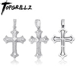 Cross Pendant Iced Out Necklace Hip Hop Jewelry Gift for Men