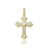 Cross Pendant Iced Out Necklace Hip Hop Jewelry Gift for Men