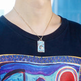 Vintage Tarot Cards Pendant Necklace High Copper Jewelry Good Luck Amulet