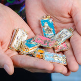 Vintage Tarot Cards Pendant Necklace High Copper Jewelry Good Luck Amulet