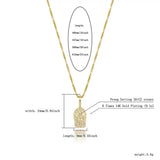 925 Silver Mask Pendant with Iced Zircon Hip-hop Jewelry