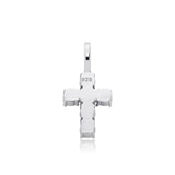 925 Silver CROSS Pendant Iced CZ Women's Pendant Hip Hop Jewelry