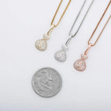 925 Silver Money Bag Pendant Iced Out CZ Hip Hop Jewelry