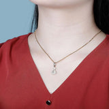 925 Silver Money Bag Pendant Iced Out CZ Hip Hop Jewelry