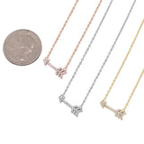 925 Sterling Silver Pendant Iced Charm Zircon Necklace Pendant Women Jewelry