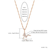925 Silver Zircon Women Pendant Jewelry