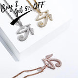 Horus Pendant Necklace with Tennis Chain Iced Out CZ Hip Hop Rock Jewelry