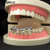 Light Yellow Rose Plated Hip Hop Teeth Drip Grillz Caps Bottom Grill