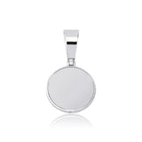Hip Hop Compass Pendant with Tennis Chain