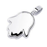 Hip Hop Rock Hand Pendant Necklace with Tennis Chain