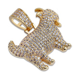 Goat Animal Pendant Necklace Charms Hip Hop Jewelry
