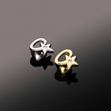 Single 5-Pointed Star Teeth Grillz Top Dental Mouth Punk Caps