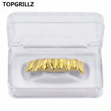 Yellow Plated Drip Bottom Tooth Grillz