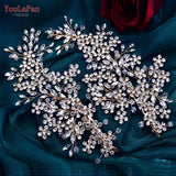 Crystal Wedding Hair Clips Rhinestone Headbands for Women