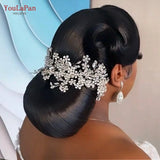 Crystal Wedding Hair Clips Rhinestone Headbands for Women