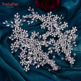 Crystal Wedding Hair Clips Rhinestone Headbands for Women