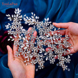 Crystal Wedding Hair Clips Rhinestone Headbands for Women